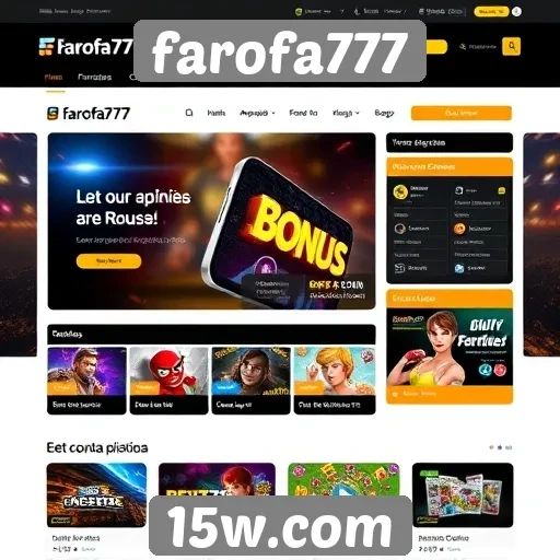 Interface e usabilidade do site farofa777